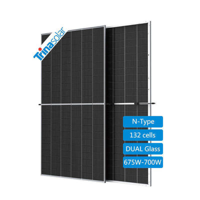 POE/EVA Verkapselde 700W Trina PV-bifaciale panelen voor zonne-energie TSM-NEG21C.20