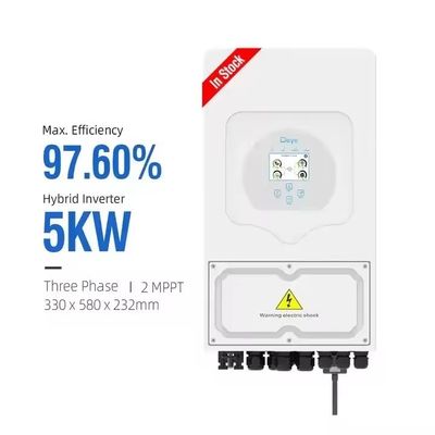 5KVA Deye SUN 5K SG03LP1 EU Eenfase Thuis Energieopslag Zonne-omvormer 28/20,5 kg