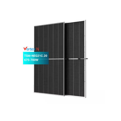 Geanodiseerd aluminium frame PERC zonnepaneel 680W 690W 700W voor thuisinstallatie