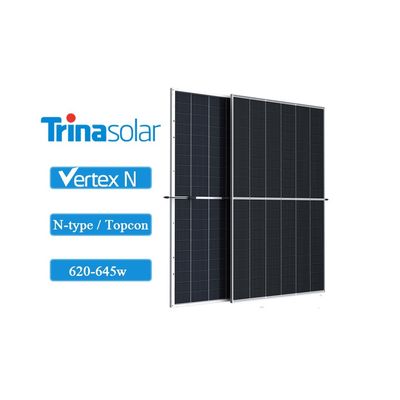 N-type monocristallijn halfcel dubbelglas Trina Bifacial Module 620w 630w 635w 640w 645w