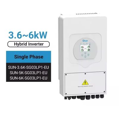 Upgrade uw zonnestelsel met Deye Hybrid Inverter SUN-6K-SG03LP1-EU 6kw Single Phase