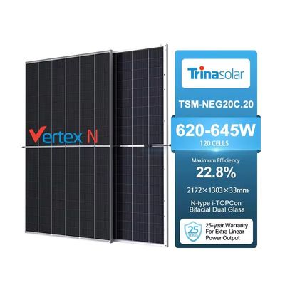 2024 Trina Bifacial NEG20C.20 620W 625W 630W 635W 640W 645W Monokristallijn zonnepanelen
