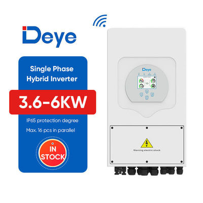 Geavanceerde technologie Deye SUN-6K-SG03LP1-EU 48V gelijkstroomwisselende omvormers voor driefase-uitgang