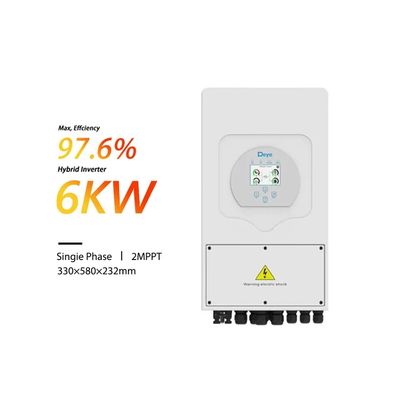 5kw Single Phase 2MPPT Hybrid Solar Inverter SUN-5K-SG03LP1-EU met ≥ 99,9% efficiëntie