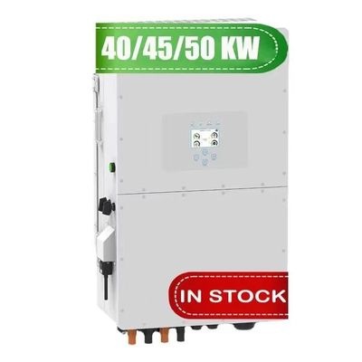 50kw Driefasige uitgangsstroom 45A Solar Hybrid Inverter Deye