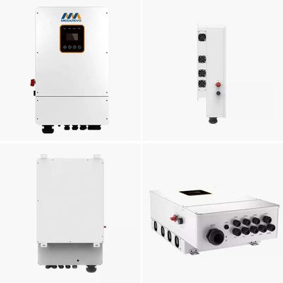 LCD Display Megarevo Hybride Inverter R5KLNA 8kw 10kw Split Phase Off Grid Zonne-inverter
