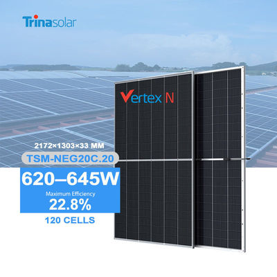 Bifacial N Type TOPCon Panel 210mm Half Cut Cell van Trina voor optimale prestaties