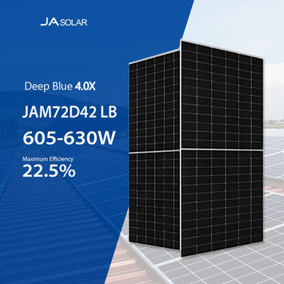 JA Solar Double Glass Bifacial PV Modules 630W N-type TOPCOn Zonnepanelen 620W voor POWER STATION