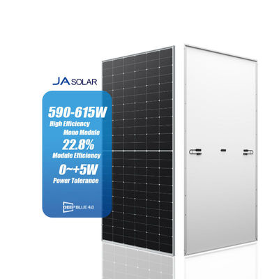 JA Zonnepanelen JAM66D45 LB 590W 595W 600W 605W 610W 615W n-type Bifacial Double Glass