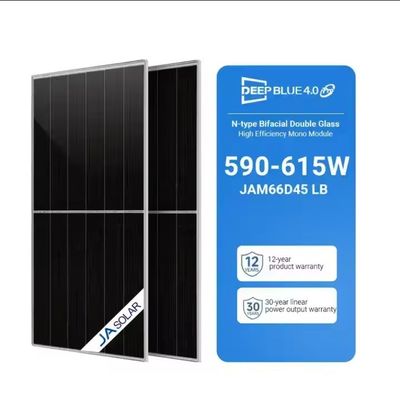 N-type Dual Glass Solar Panel 600W 605W 610W 615W 590W 595W Mono Topcon Solar PV Modules