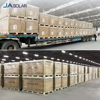 JA SOLAR Efficiency Bifacial Solar Panel met dubbelglas en halfcel MBB-technologie