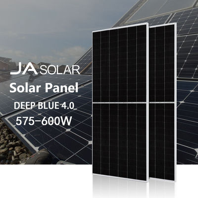 Anodisatie van aluminiumlegeringsframe 600W bifaciale JAsolar zonnepanelen voor on-grid systeem