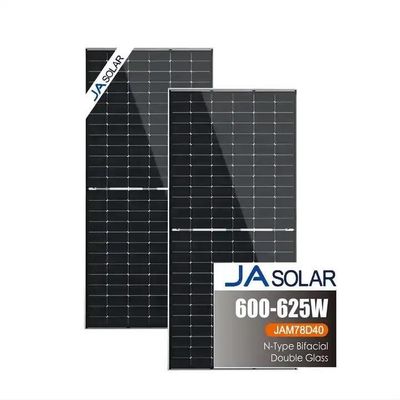 575-600W dubbelglas N-TOPCON Bifaciale mono zonnepanelen JA Solar Deep Blue 4.0