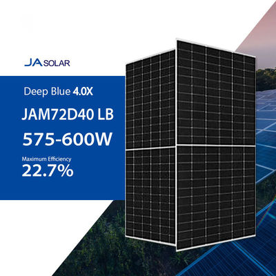 JA Solar N-type Bifacial Mono Modules 575w 580w 585w 590w 595w 600w CE TUV-certificaat