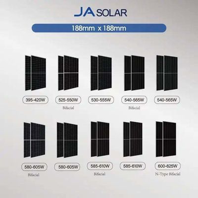 JA Solar Deep Blue 4.0 N-type bifaciale dubbele klasse monomodule 575-600W JAM72D40 LB