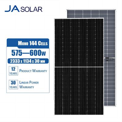 575W 585W 595W Monocristallijn Bifacial Dual Glass Solar PV Module met lange levensduur