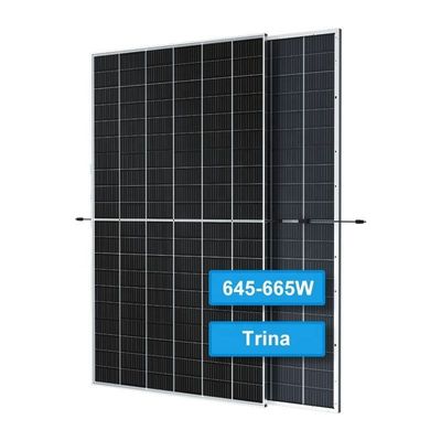 BR Solar PV Module 645W 650W 655W 660W 665W 670W Trina Zonnepanelen 210mmx210mm Cellen
