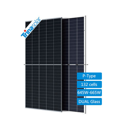 Trina aangepast zonnepaneel 645W 650W 660W met 22,5% en MC4 EVO2/TS4* connector