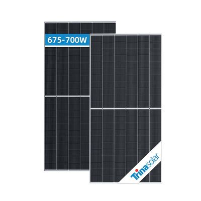 TSM-DEG21C.20 645-665W bifaciaal dubbelglas zonnepaneel met IP68-koppeldoos