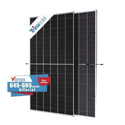 TSM Solar DEG21C.20 Zonnepanelen 645W 650W 660W 665W Module Dual Glass Bifacial Vertex