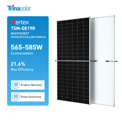 High Energy Trina Vertex DE19R 565W 570W 575W 580W 585W Zonnepaneel voor zonneprojecten