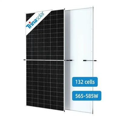 565W 570W 575W 580W 585W Halfsnijd Solar PV Modules met geanodiseerd aluminium frame