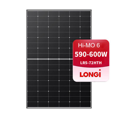 Longi Himo 6N-type zonnepaneel 595Watt voor en duurzame fotovoltaïsche zonnepanelen