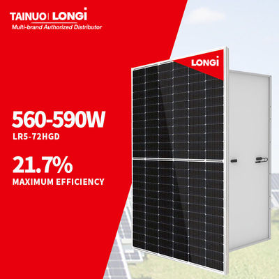 Longi Solar Himo 7 560w Half Cell Bifacial Tier 1 Zonnepanelen 565w 570w 575w 580w 585w 590 Watt PV-module