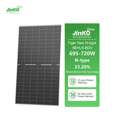 Mono zonnepaneel 700w 710w 1000w IEC-klasse met aangepaste kabels