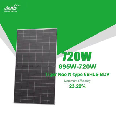 550W Bifacial N Type Mono Solar Panel PV zonnepanelen voor fotovoltaïsche systemen