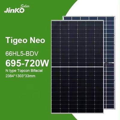 Commerciële N-type Topcon PV-module 720W 715W 710W 705W 700W Jinko Solar Module Tiger Neo