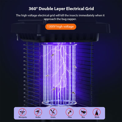 ABS Shell Solar Mosquito Bug Zapper Licht Zonne-oplaadbare Bug Zapper