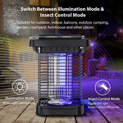 UV365 Solar LED Bug Light Dual Use Extreme Power Saving Night Light Bug Zapper