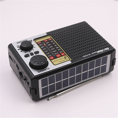 Oem Oplaadbare Vintage Zonne Radio Usb/Sd Mini Zonne Radio Met Flitser
