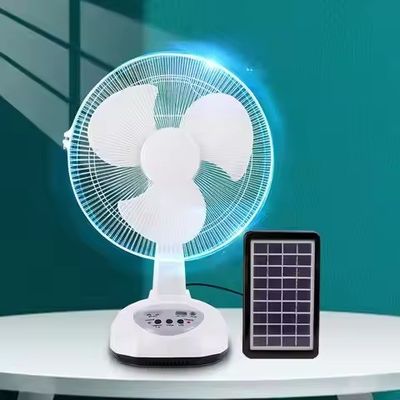 12 inch 16 inch oplaadbare zonne-energie ventilator zonne-koeling ventilator met zonnepaneel