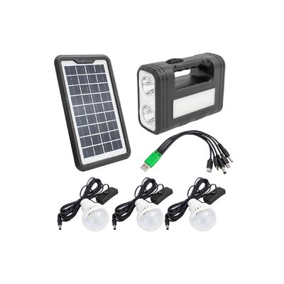 3W Off-Grid zonne-verlichtingssysteem Zonne-huisverlichtingskit lichtgewicht