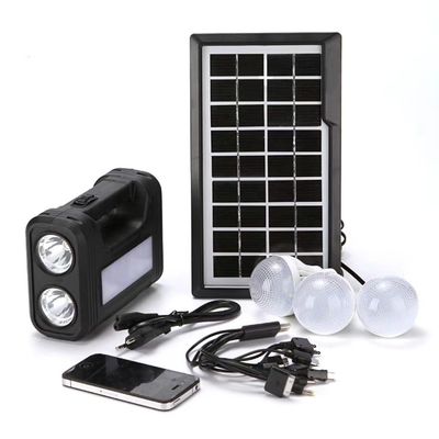 Op maat gemaakte zonne-energie-verlichtingsinstallatie Polycrystalline Silicon Solar Panel Lighting Kit