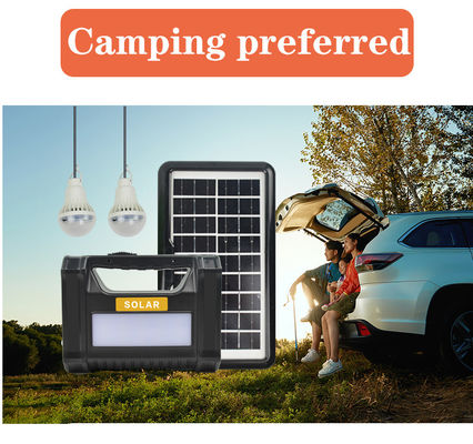 Op maat gemaakte zonne-energie-verlichtingsinstallatie Polycrystalline Silicon Solar Panel Lighting Kit