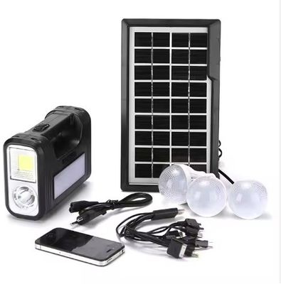 4500mAh batterij Zonne-energie-verlichtingssysteem Zonne-noodverlichtingssysteem ABS
