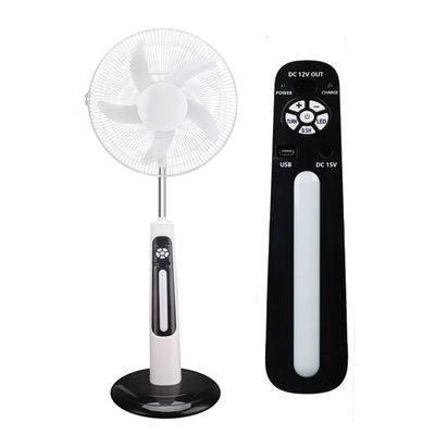 Aanpasbare 18 inch zonneventilator oplaadbare zonne-standventilator voor thuis