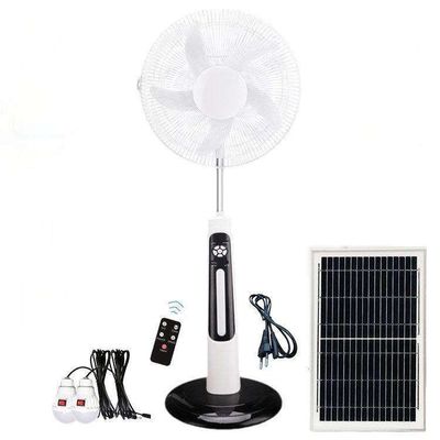 Aanpasbare 18 inch zonneventilator oplaadbare zonne-standventilator voor thuis
