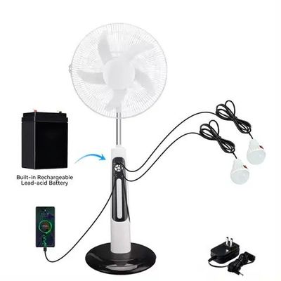 Hoge efficiëntie Zuurenergie voor huishoudens Oplaadbare ventilator Hoogte Verstelbare breedhoek aanpassing