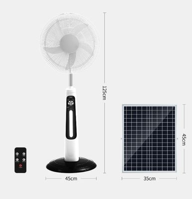 Hoge efficiëntie Zuurenergie voor huishoudens Oplaadbare ventilator Hoogte Verstelbare breedhoek aanpassing